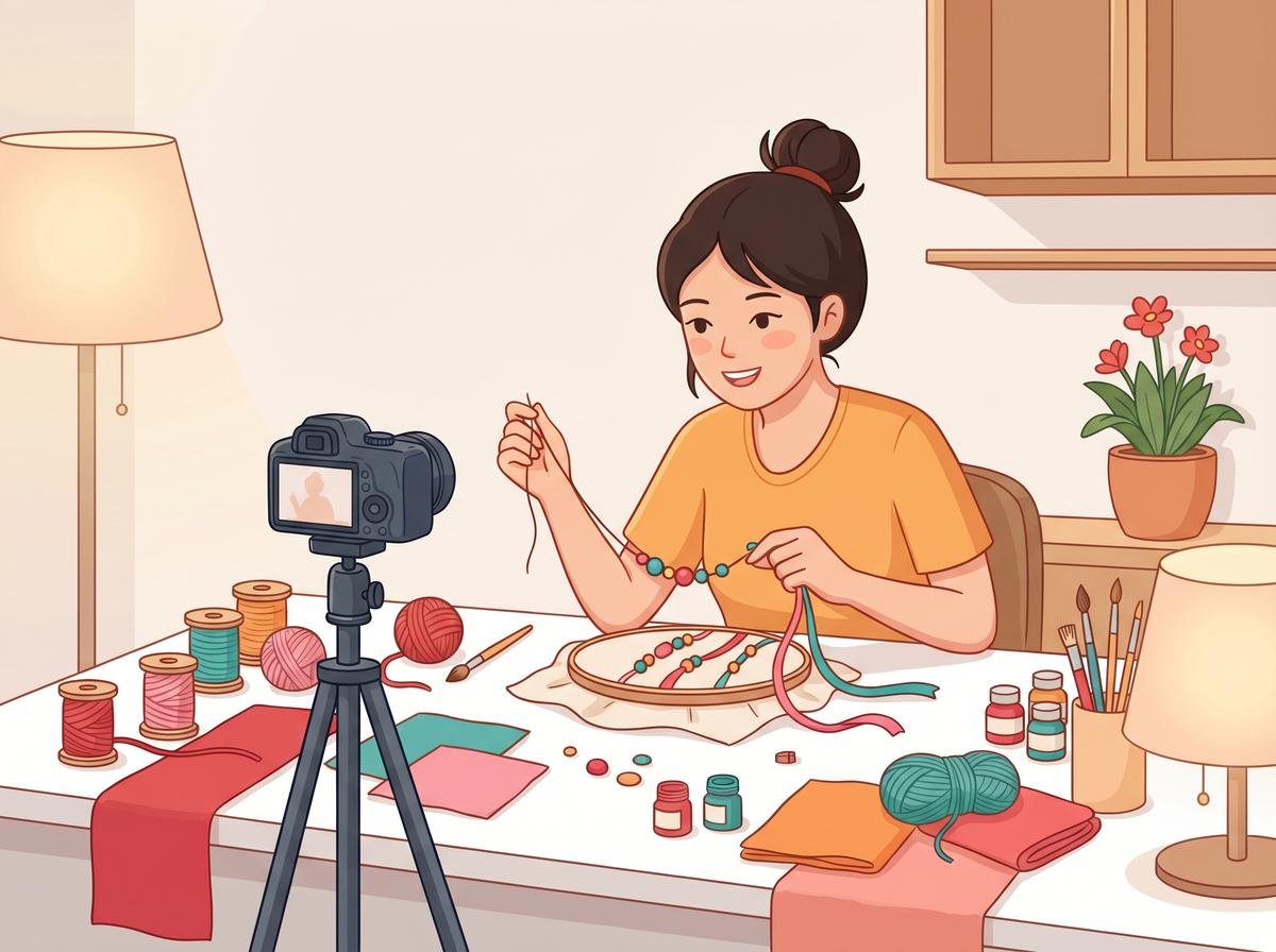 红桃视频-手工DIY视频教程，红桃视频废旧材料变身精美装饰品 - www.5ncgoku.cn